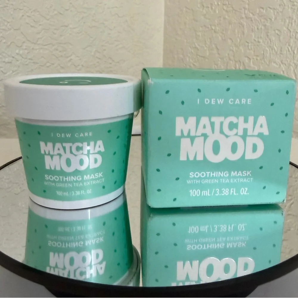 Matcha Mood I Do Care Soothing Green Tea Wash-Off Beauty Mask, 3.52 oz (100 g)